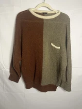 VTG Cianelli Women’s Size Large Sweater Kidmonk Angora Made In Italy Bat Wing