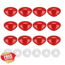 Thalinfayi Safety Noses 60Pcs, 20x25mm Red Triangle for Amigurumi Crochet Dolls