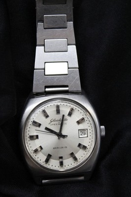 Old Men's Wrist Watch Gub Glashütte kal.75 Spezimatic Ehrengeschenk Sed