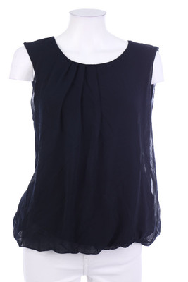 MORE & MORE Blusentop Bluse Top XL dunkelblau