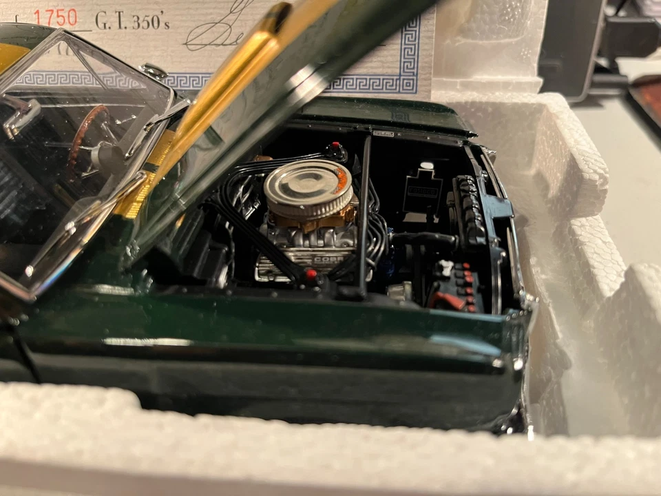 Lane Collectables Ex Detail 1966 SHELBY GT 350H Ford Mustang 1:18 зеленый 1 из 1750 - Изображение 3 из 4