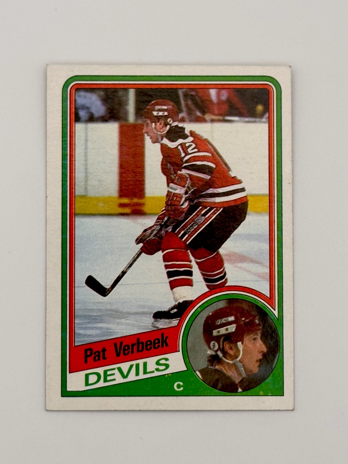 1984-85 Topps - Pat Verbeek #90 (RC) Devils