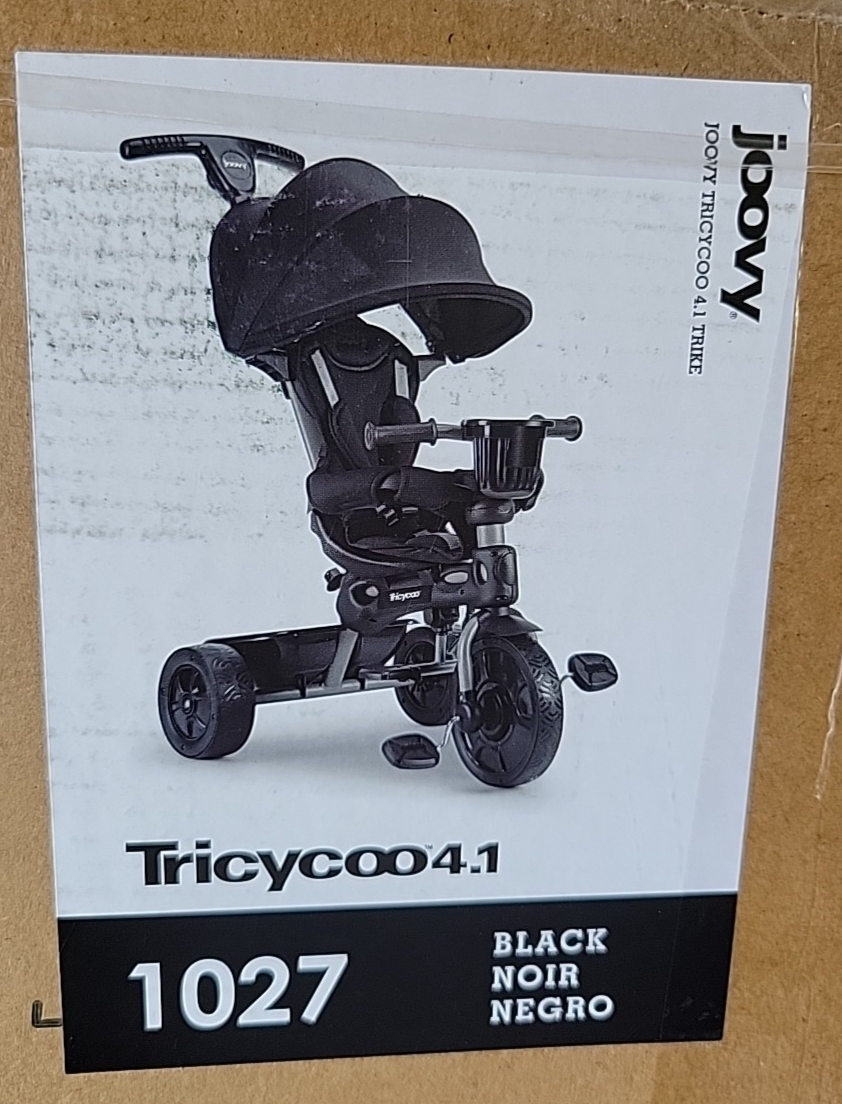 Stroller Joovy Tricycoo Black Baby Tricycle Joovy Tricycoo