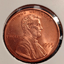 1995  NMM Lincoln Cent, Penny, Lincoln Memorial on reverse