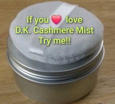 Plush Cashmere Mist Perfume Fragrance Dusting Body powder Pick Size