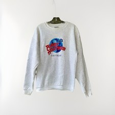 Vintage Planet Hollywood Las Vegas Sweatshirt XL Gray USA Made 90s Logo