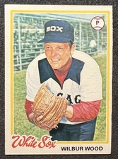 1978 TOPPS WILBUR WOOD (CHICAGO WHITE SOX) #726 NM
