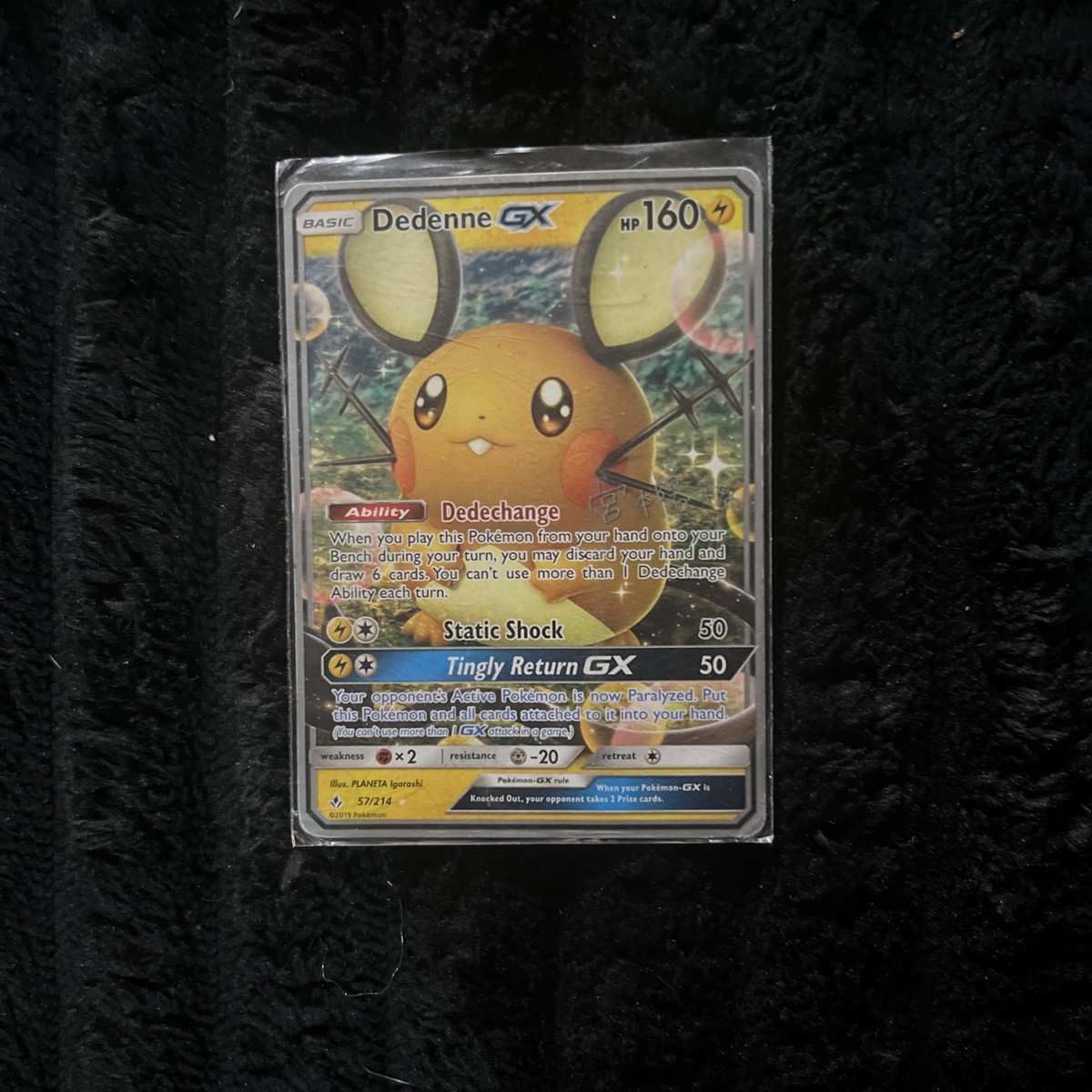 dedenne gx pokemon card value PSA 9 MINT 2019 Pokemon Unbroken Bonds DEDENNE GX #195a Full Art Alt