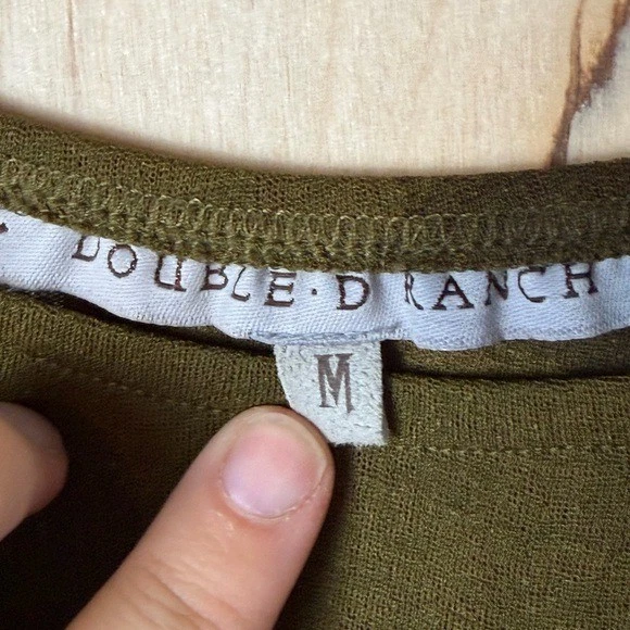 Double D Ranch Women’s Tiered Mixed Print Floral/Ruffle Maxi Skirt Size Medium - Image 3 of 4