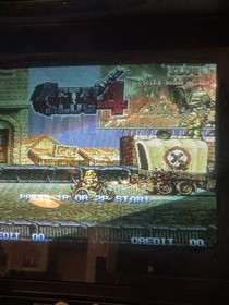 SNK NeoGeo MVS Metal Slug 4 Cartridge Tested Working Cart