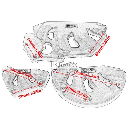 Engine Guard Case Protective Stator Cover For Suzuki 2016-2020 GSX-S1000 F - Imagen 4 de 12