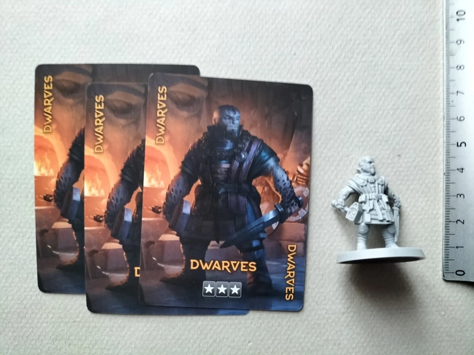 NAIN/DWARF MINIATURE+CARD/VIKING/MYTHIC BATTLES RAGNAROK/G267 - Photo 1/1