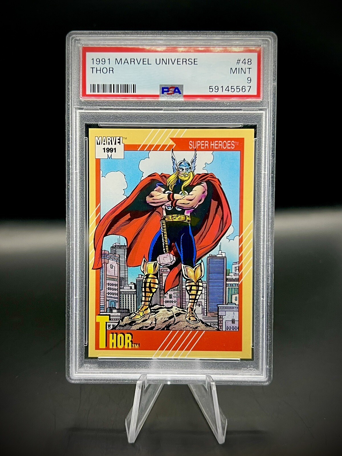 1991 Marvel Universe Impel Thor #48 Series 2 God Of Thunder PSA 9 ⚡️