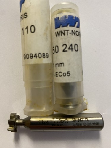 1x HSSECO5 Nutenfräser T-Nutfräser WNT-NORIS Ø 11x4 - Bild 3 von 3