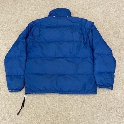 Vintage 70's The North Face Blue Down Puffer Jacket Size Medium | eBay