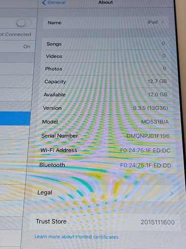 Apple iPad Mini 16GB IOS Smart Tablet WIFI 1st Gen - Silver (A1432) - Picture 11 of 15