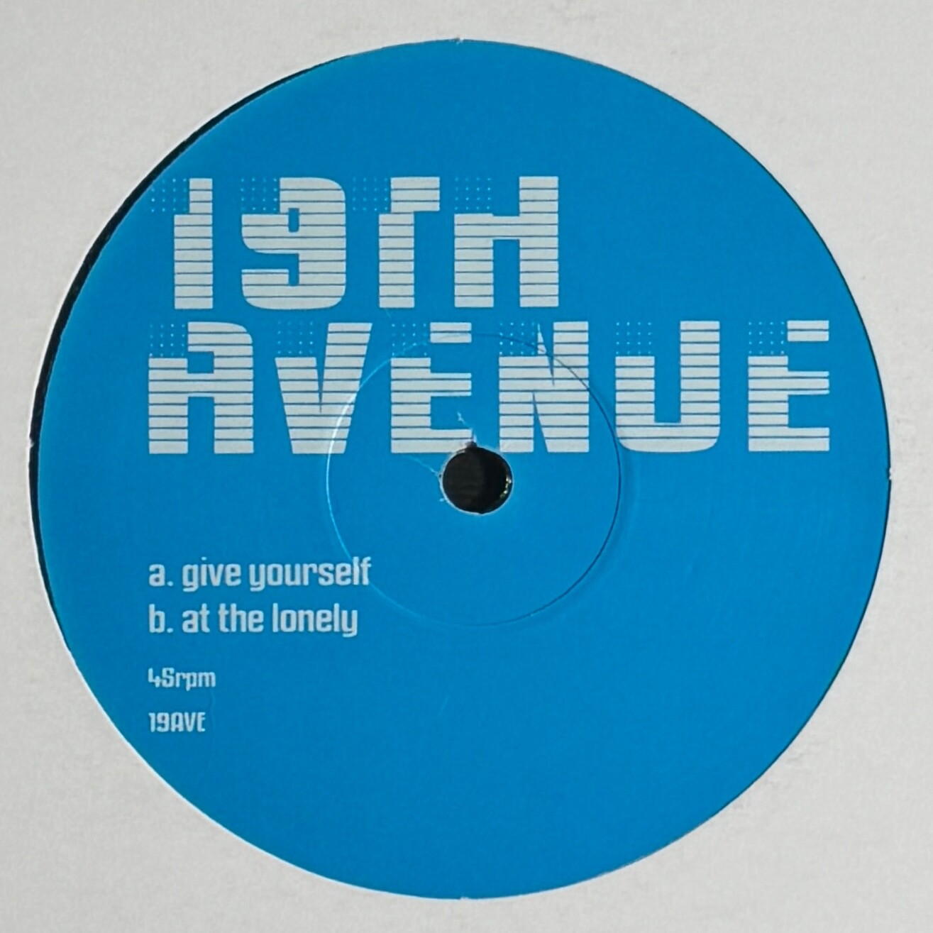 Give Yourself / At The Lonely 12-inch Single