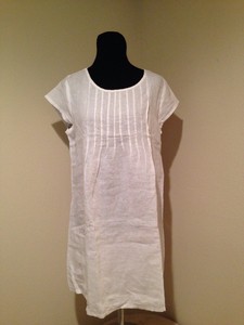 match point linen dress