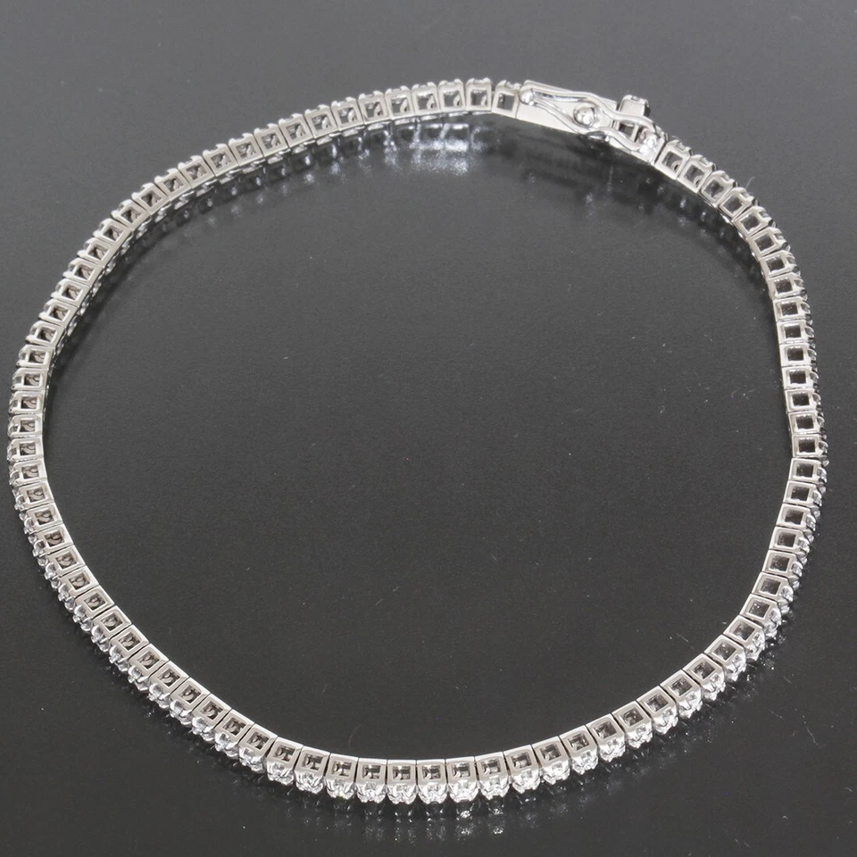 DAMIANI Luce Full Diamond Bracelet 16.5cm K18WG 6.7g Newly Polished 6144A - Image 3 of 4