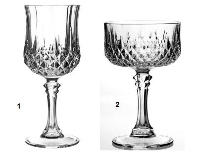 Select Longchamp Cristal D'Arques-Durand: Wine Glass 7 1/2'' or Champagne 5 5/8''