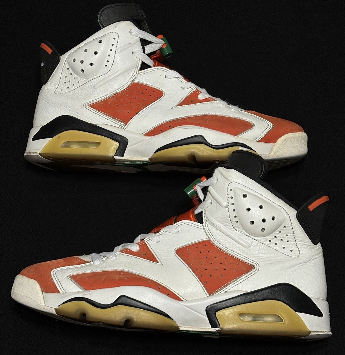 Nike Air Jordan 6 Retro Gatorade Like Mike White 384664-145 Size