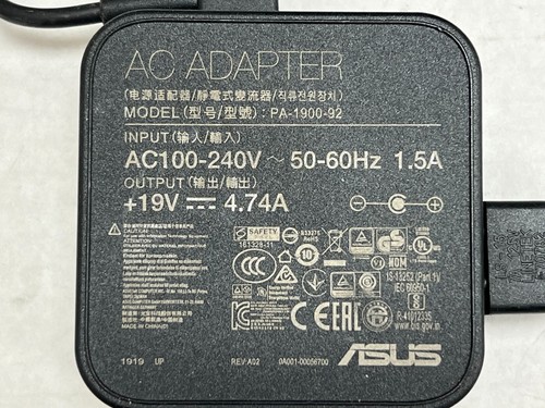 ASUS PA-1900-92 AC Adapter 90W 19V 4.74A 5.5mm For X756 X756uX X756UQ - Picture 2 of 3
