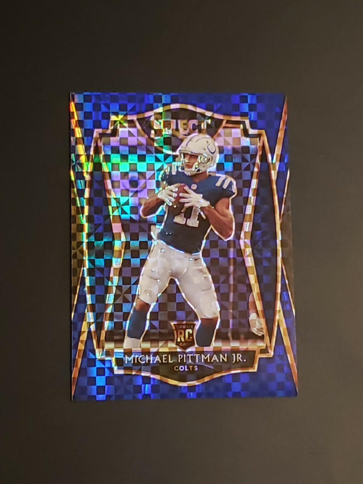 Michael Pittman Jr. RC 2020 Select Football #162 BLUE PRIZM #'d/149