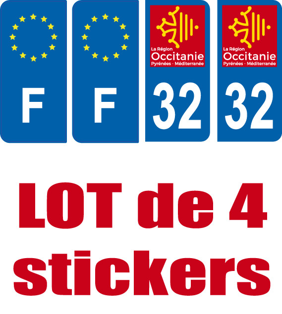 JINTORA - 2 Plaque Immatriculation Voiture Département 92 Ile