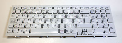 SONY VAIO VPC-EE Genuine Laptop Keyboard AENE7U00010 CA Canadian with Frame