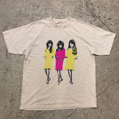 T-shirt Blanc Unisexe The Ronettes - Tailles S à 5XL, Neuf Avec étiquettes