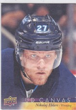 17/18 UD..NIKOLAJ EHLERS..CANVAS..# C88..JETS..FREE COMBINED SHIP