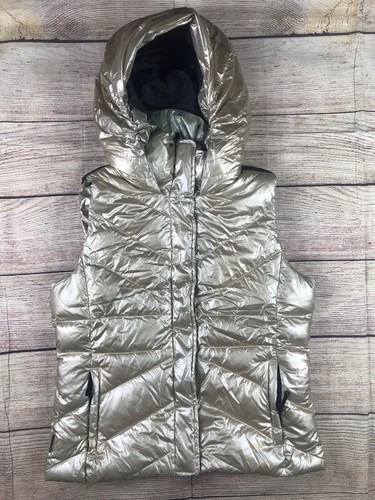 Golden Duck Down Puffer Vest 
