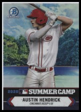 2021 Bowman Chrome #SC-8 Austin Hendrick 2020 Summer Camp