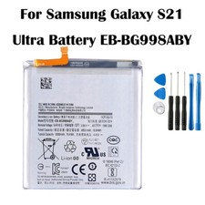 New For Samsung Galaxy S21 Ultra Battery EB-BG998ABY Replacement SM-G998  Tools