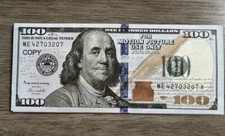  100 - 5 pcs Motion Picture Play Prank Money Bills 500 Total Realistic Gag Film