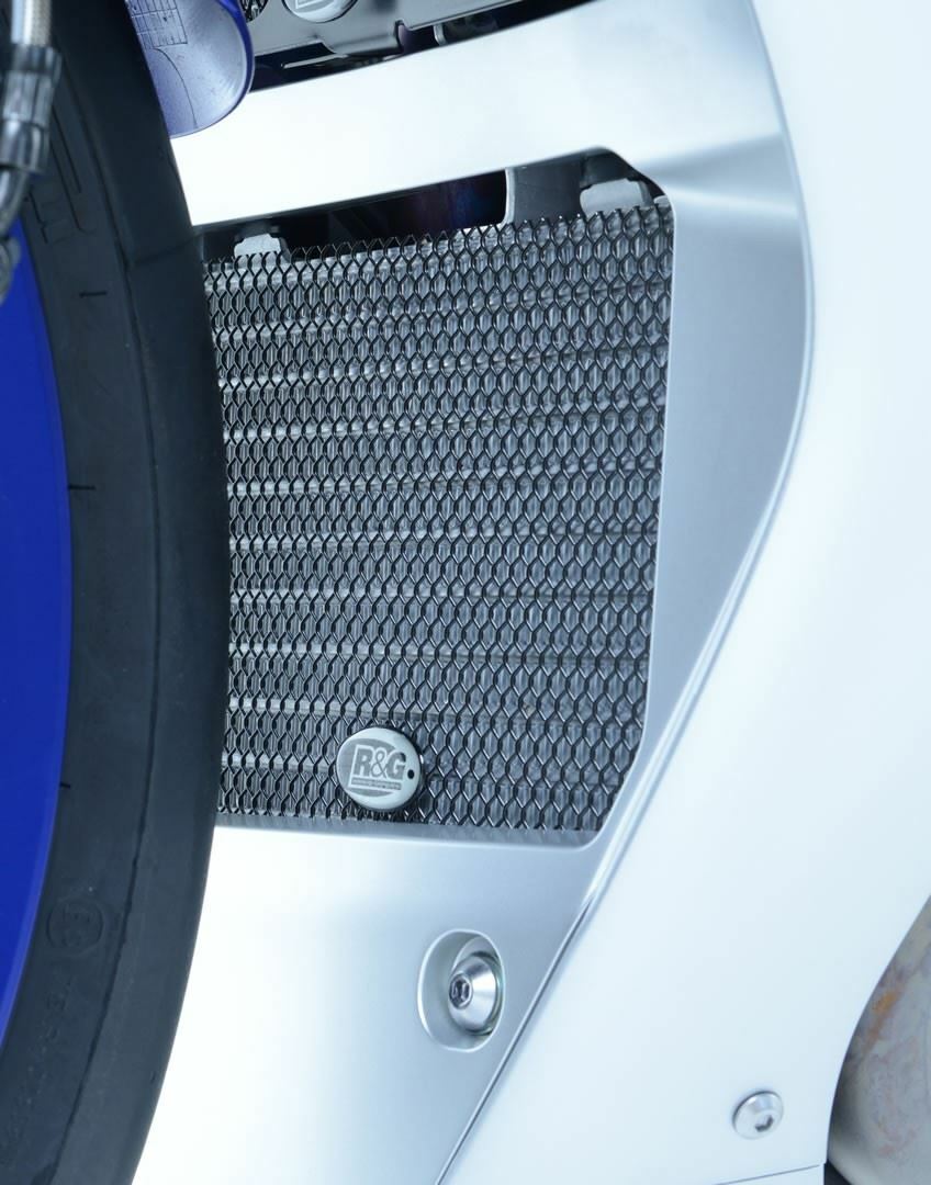R&G Oil Cooler Guard Titanium (Race) Yamaha YZF-R1 2015 - 2024