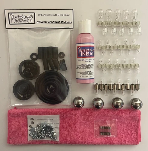 1997 Williams Medieval Madness Pinball Machine Maintenance Tune Up Kit MM