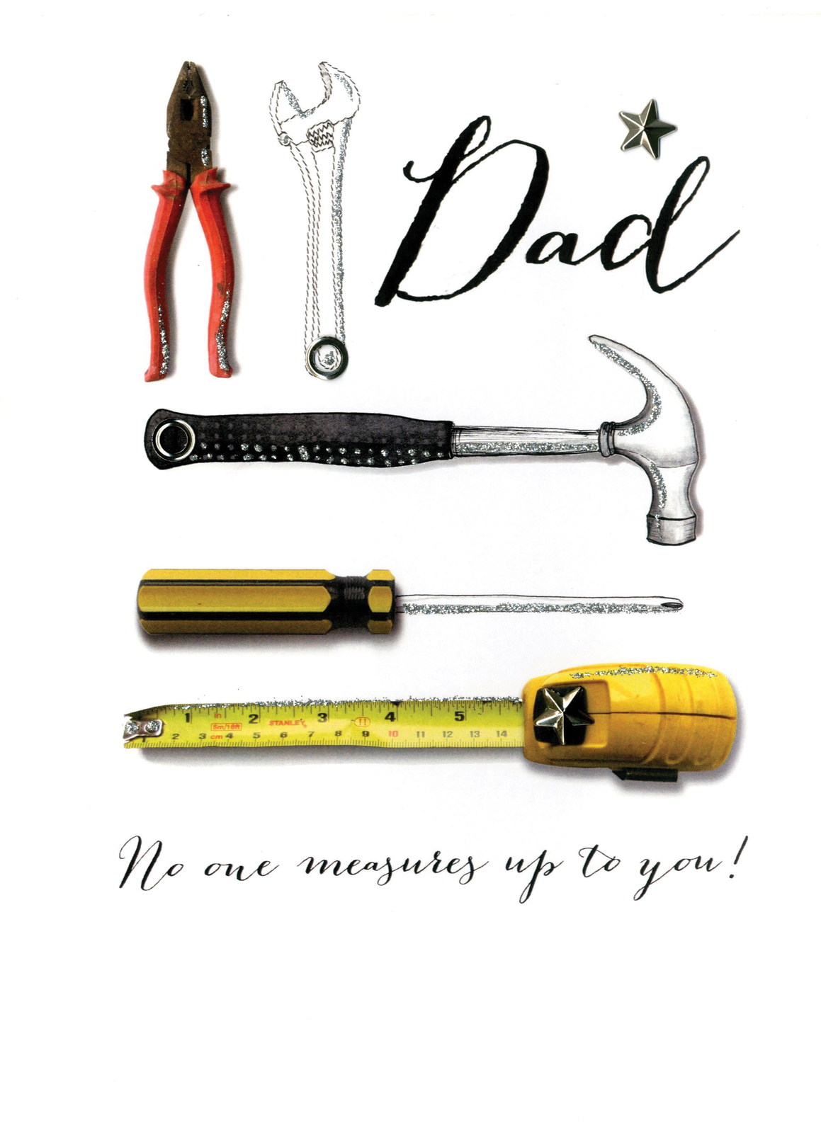 Father's Day Card Dad No One Measures Up To You Joie De Vivre Greeting Cards