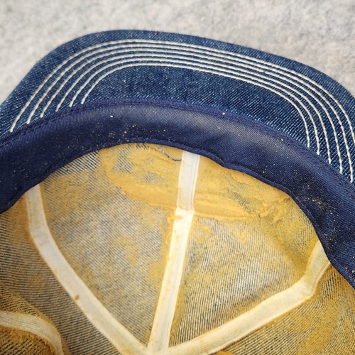 Vintage Welche's National Grape Co-op Denim Hat Cap Snapback K-Products USA - Picture 6 of 6