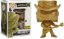 LEMMY KILMISTER FUNKO POP ROCKS HOT TOPIC MOTORHEAD RAINBOW BAR GOLD STATUE #49