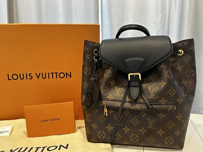 Louis Vuitton Montsouris NM Backpack Monogram Canvas with Leather PM