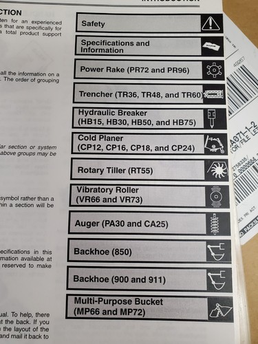 John Deere Attachments Tech Manual for Skid Steers - Picture 3 of 3