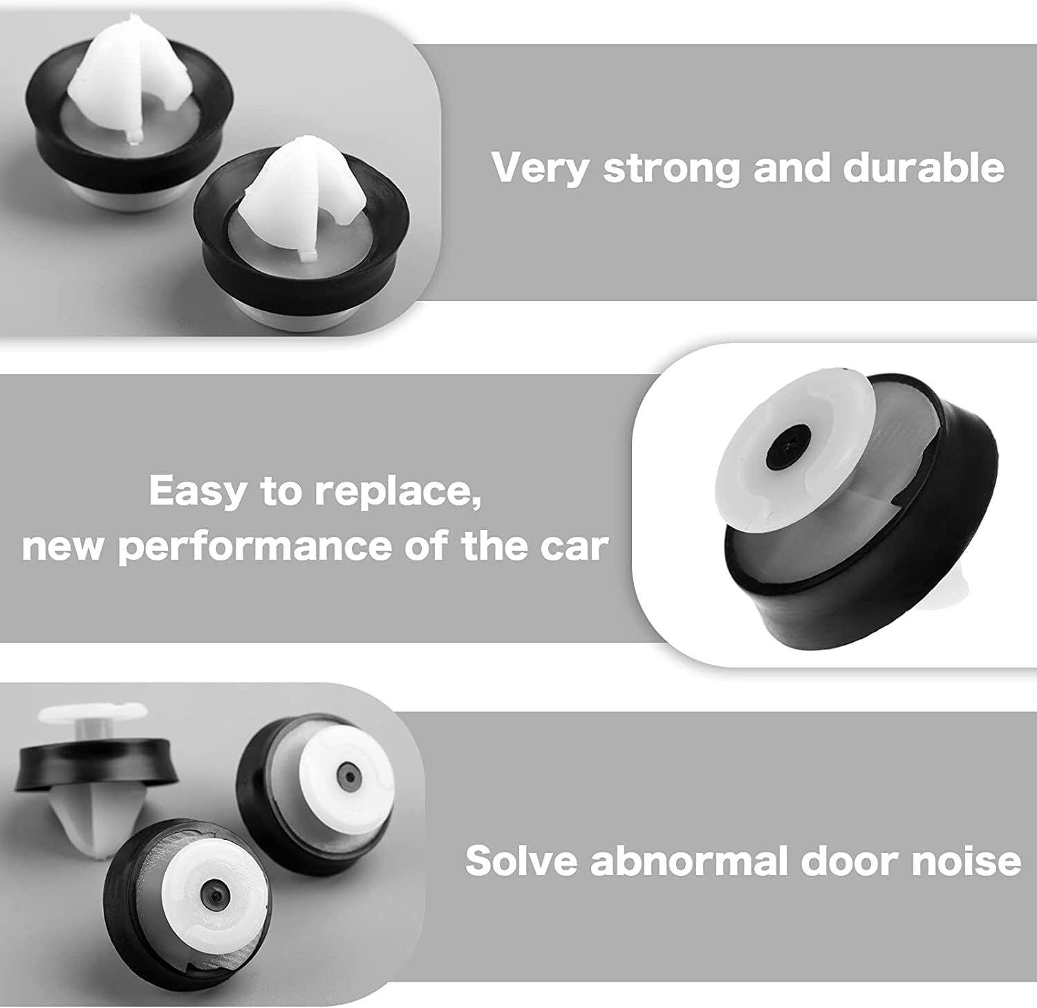 10x Front& Rear Door Card Trim Panel Plastic Clips for Ford CMax (2011