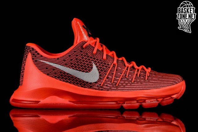 Nike KD 8 VIII Sz 11 Bright Crimson White Black 749375 610 for sale online  | eBay