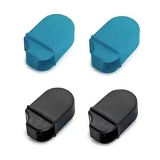 Travel Toothbrush Head Cover Protector for Toothbrushes with Blue & Black