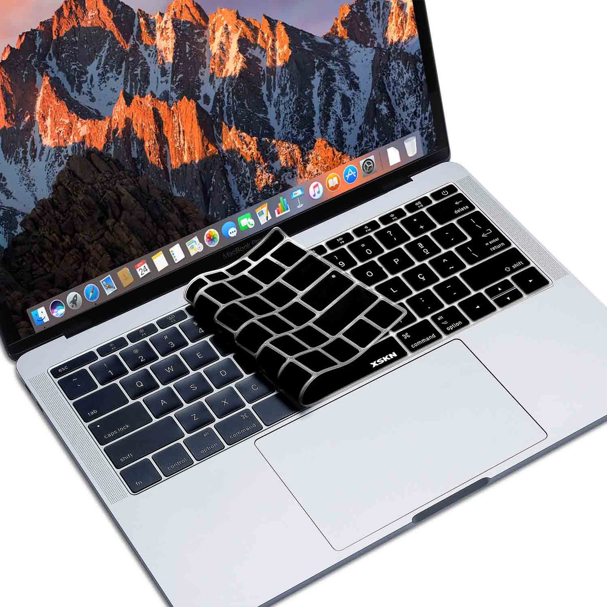 XSKN Portuguese Keyboard Cover for Macbook Pro 13.3 no Touch