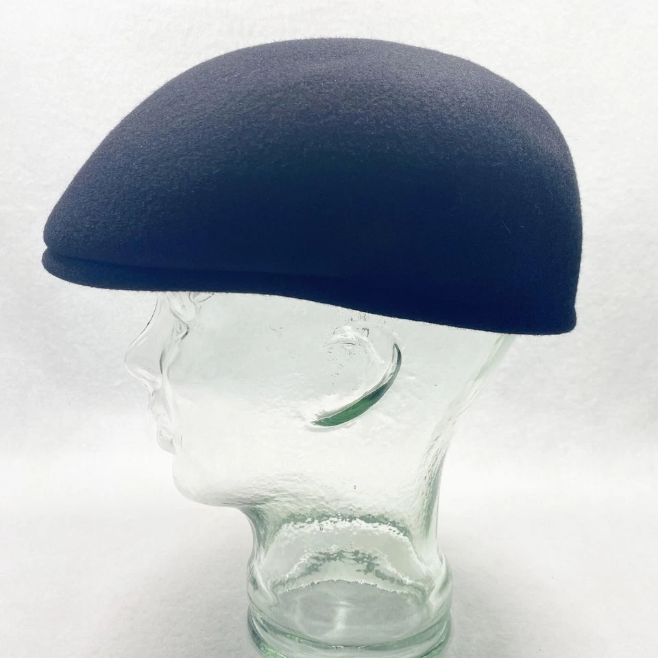 Black Wool Ascot Riding Cap M - Image 3 of 4