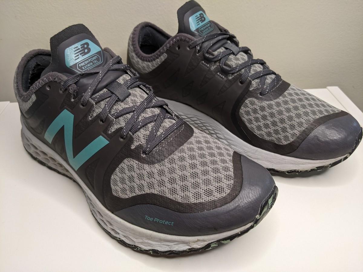 New Balance Kaymin v1 Gray Blue Trail Running Shoes Women