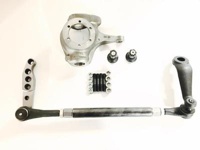 CHEVY 10 BOLT COMPLETE 1-TON CROSSOVER HIGH STEER KIT-W/ KNUCKLE, BALL JOINT