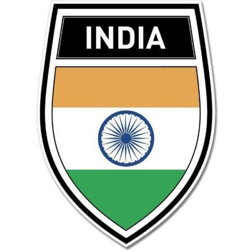 India Shield Crest Wall Window Car Vinyl Sticker Decal (bumper, phone, xbox) - Picture 1 of 1